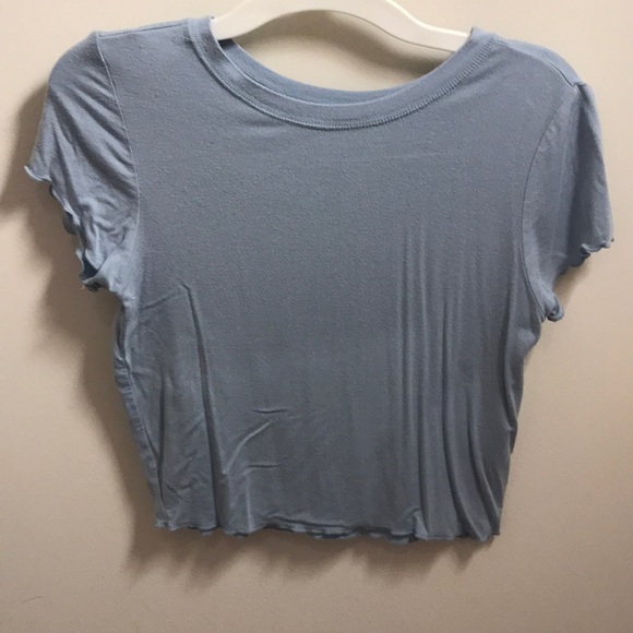 🐋pacsun baby blue crop top🐋 - Picture 2 of 3